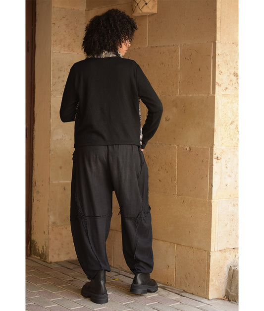 Black & White Cropped Akhmim Loomwoven Jacket handmade in Egypt & available at Jozee Boutique.handmade in Egypt & available at Jozee Boutique.