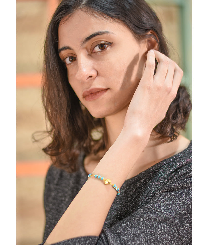 Gold Plated Bracelet handmade in Egypt & available at Jozee boutique