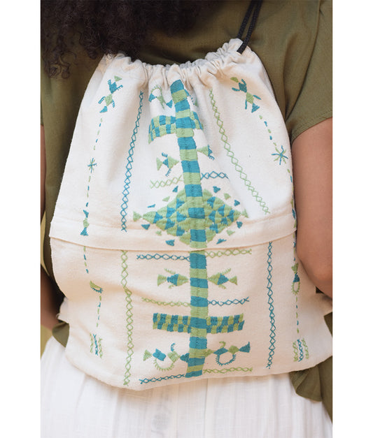Off White Siwa Embroidered Backpack – Louisa