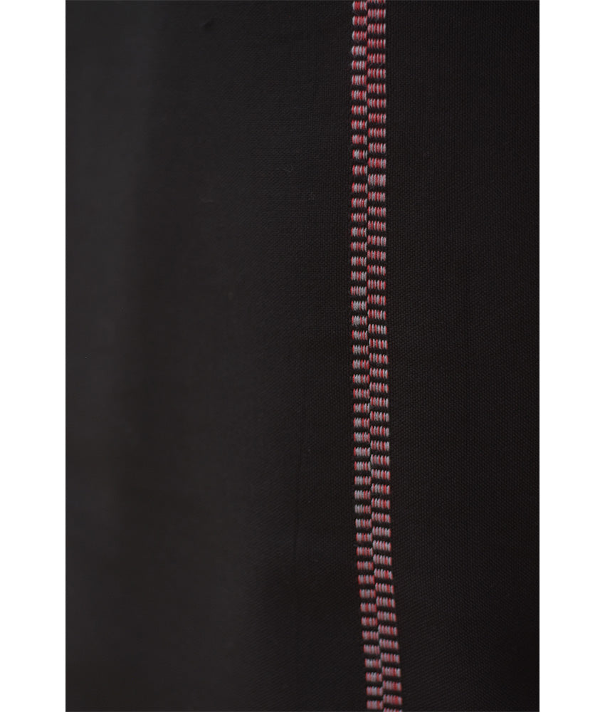 Black Viscose Shawl with Fringes handmade in Egypt & available at Jozee Boutique.handmade in Egypt & available at Jozee Boutique.