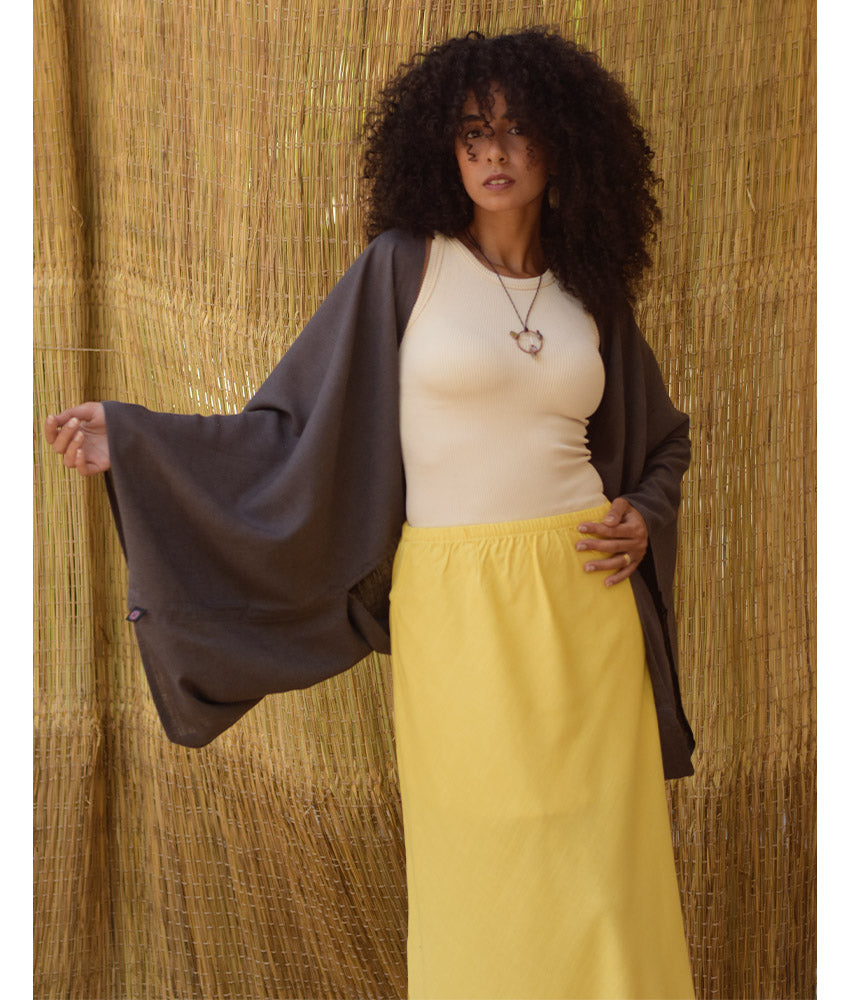 Grey Linen Bolero