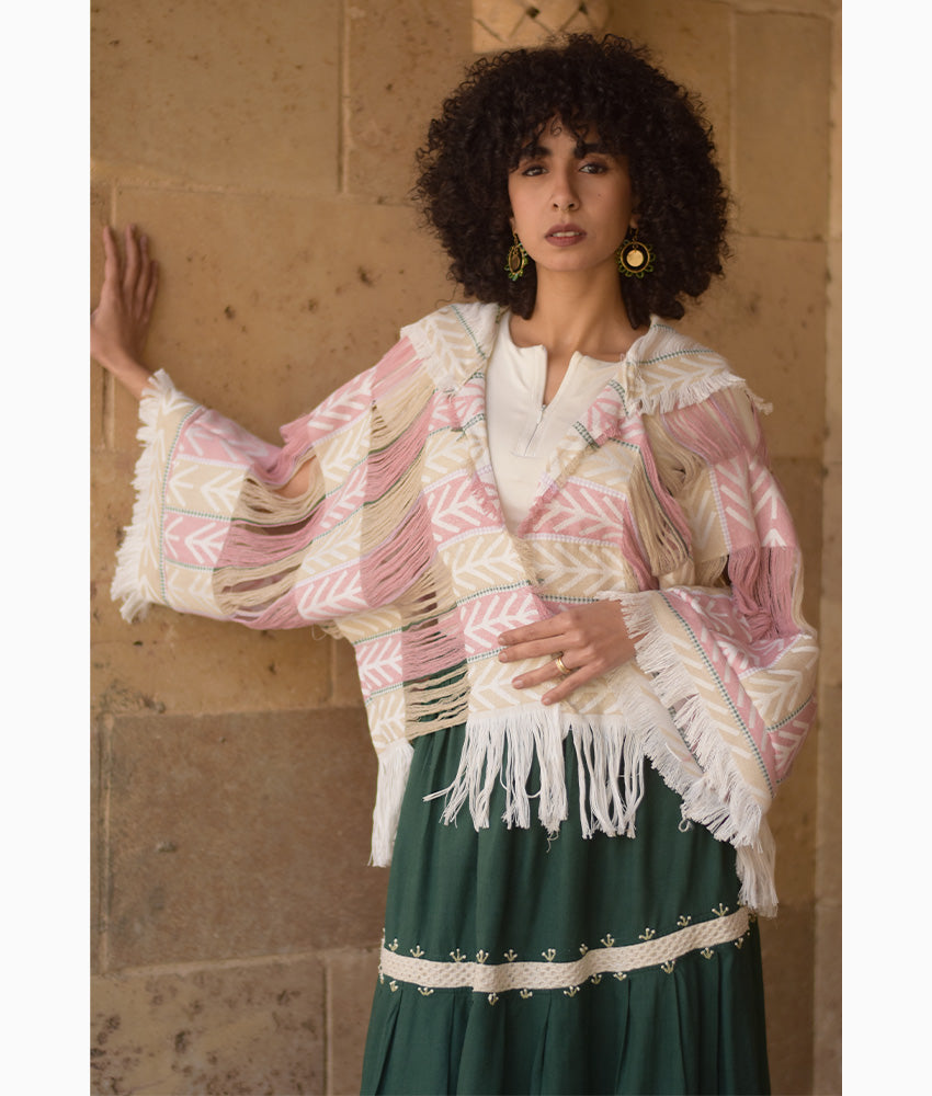 Beige & Pink Cardigan - Gypsy Soul