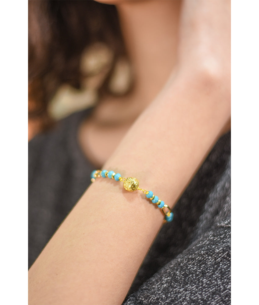 Gold Plated Bracelet handmade in Egypt & available at Jozee boutique
