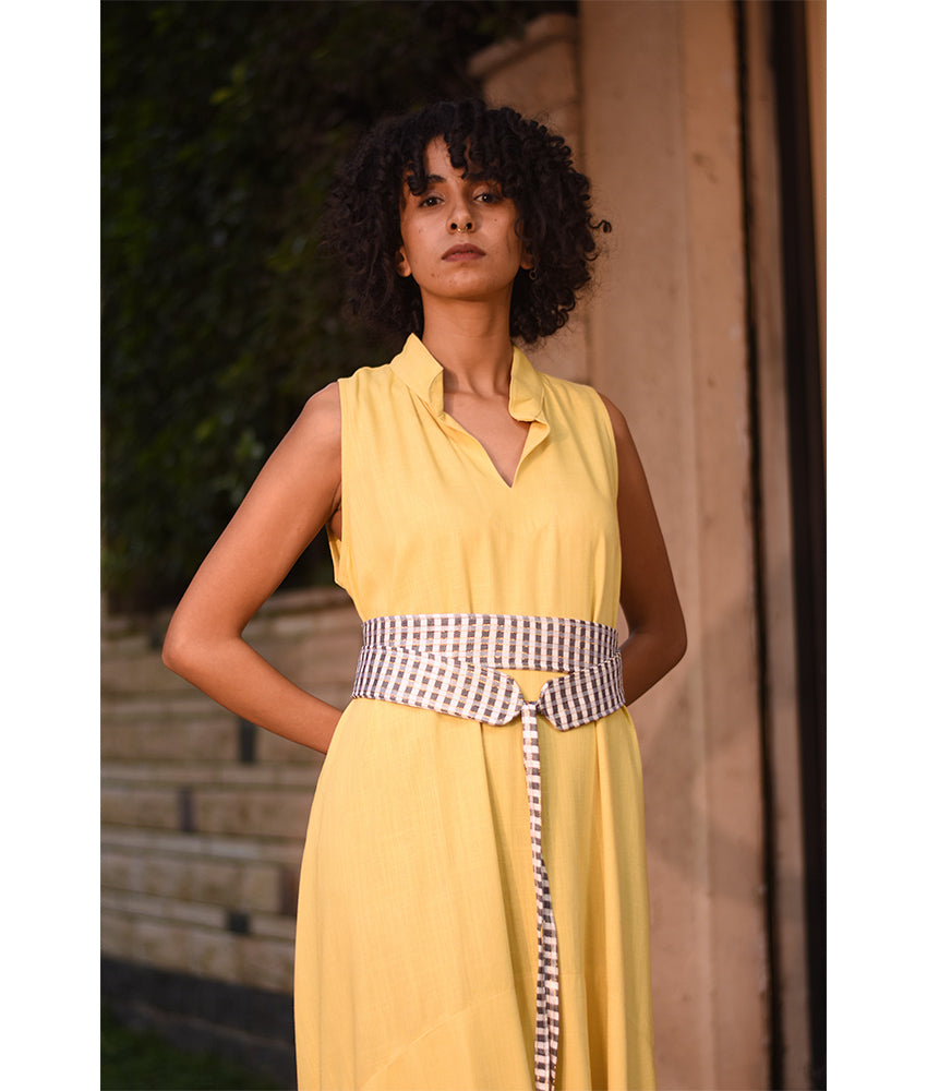 Multicolored Silk & Cotton Loom Woven Double Wrap Belt handmade in Egypt and available at Jozee Boutique