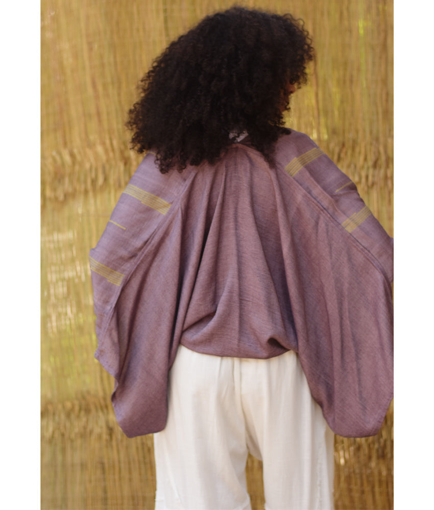 Dusty Mauve Viscose Bolero