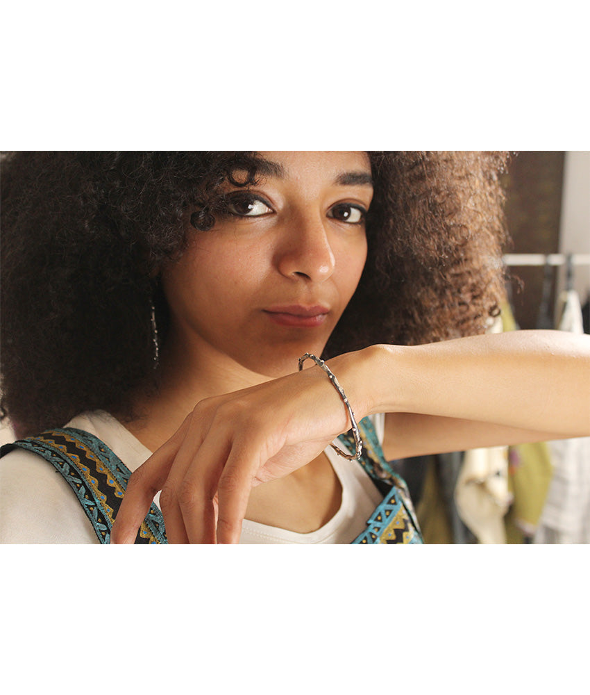 Sterling Silver Bracelet handmade in Egypt & available at Jozee boutique